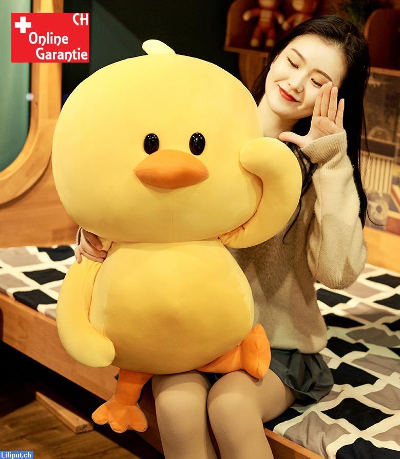 Plüsch Ente XXL 80cm - Duck Plüschtier, die Geschenkidee für Kind