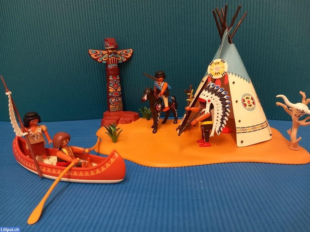 Bild 1: Tolles Playmobil Indianer Set