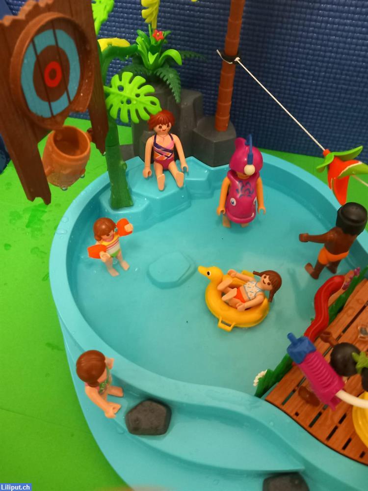 Bild 4: Spassbecken mit Wasserspritze | Playmobil Family Fun 70610