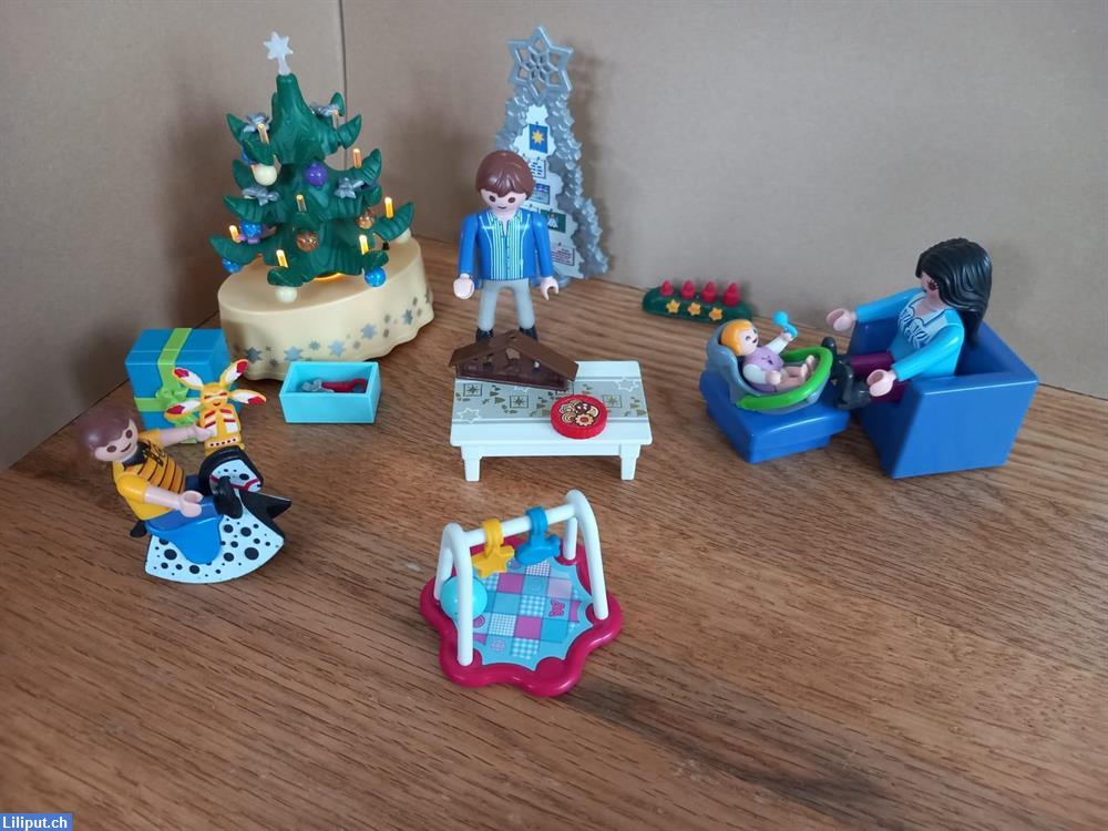 Bild 1: Playmobil Set Weihnachtsfeier mit Leuchtbaum