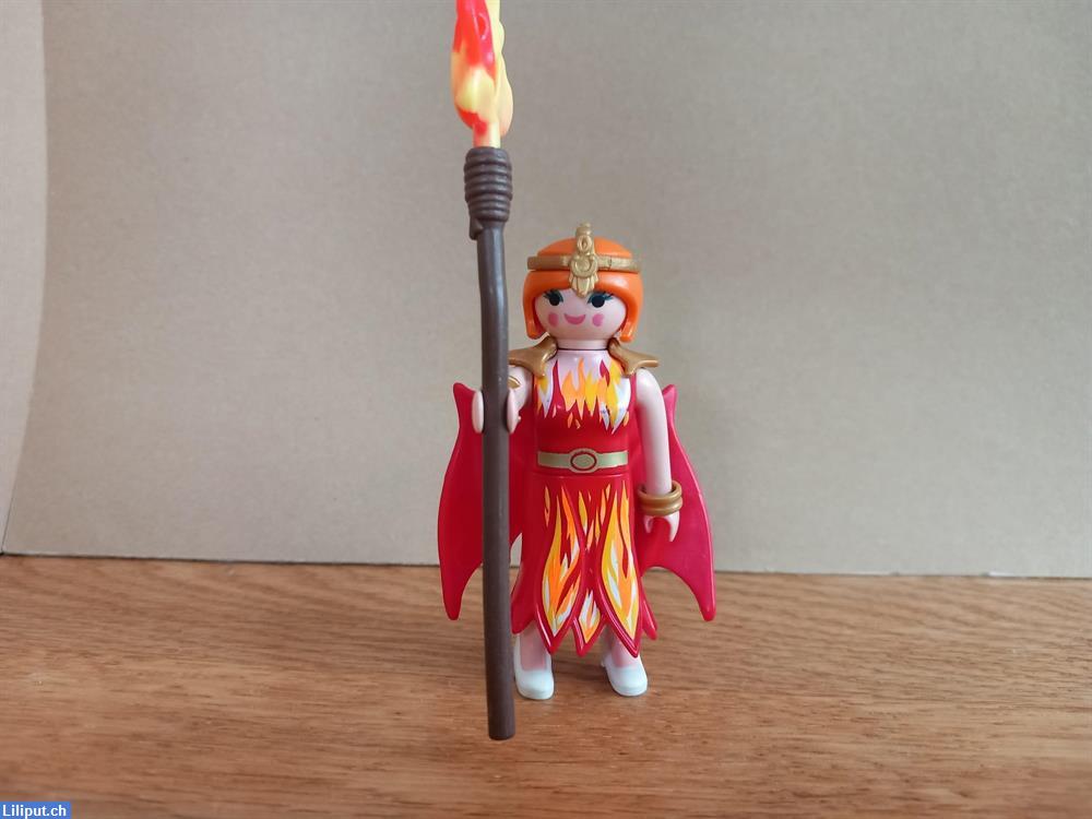 Bild 2: Playmobil Colorfighter Lady + Frau mit Feuerkostüm