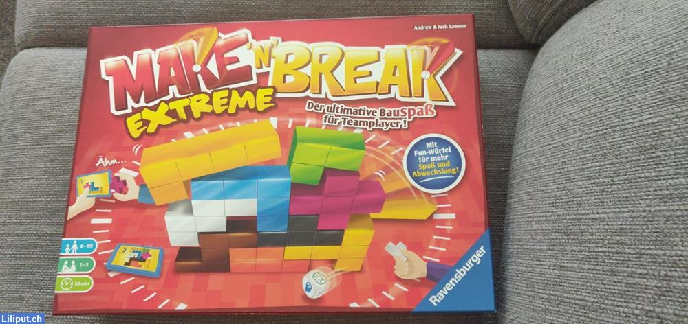 Bild 1: Ravensburger Make n Break Extreme, Familienspiel, Geschicklichkeitsspiel