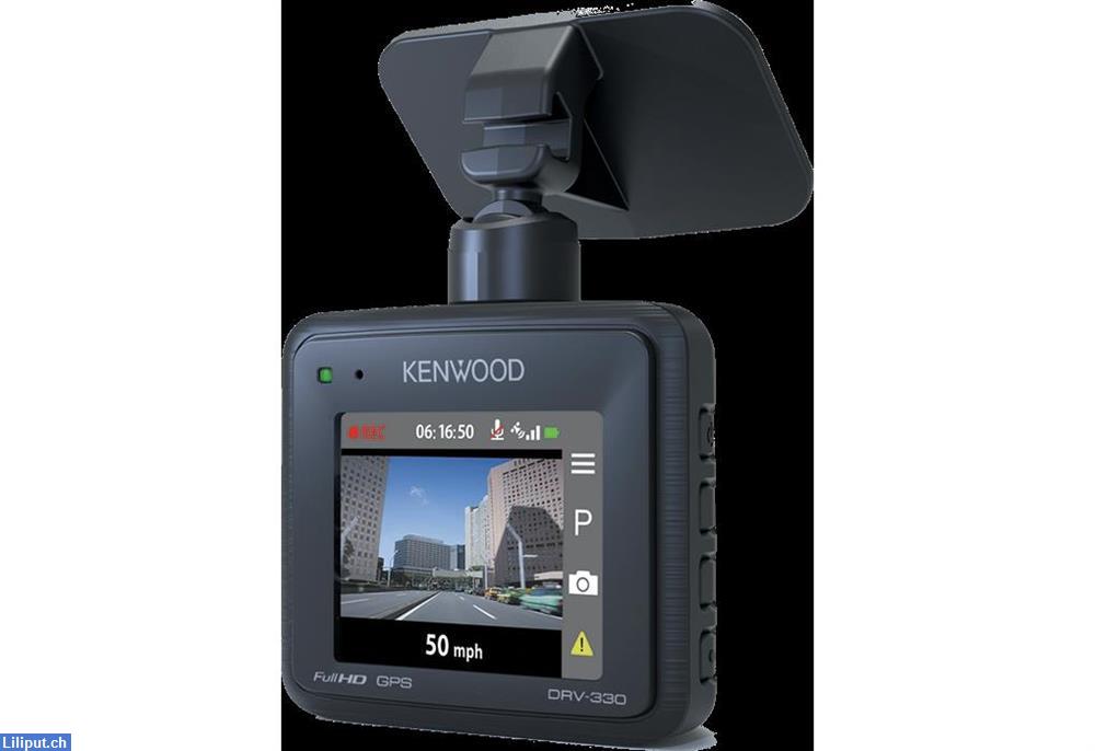 Bild 1: Full HD-Dashcam mit GPS NEU Kenwood